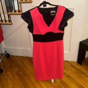 Hot pink flattering dress